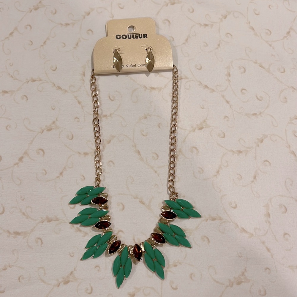 Green and Brown necklace